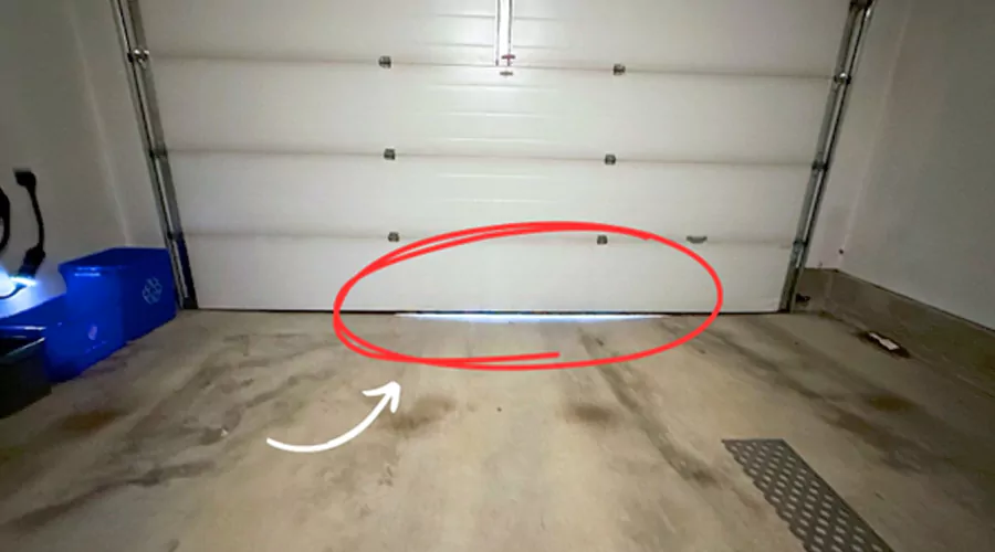 How to Fix Garage Door Gaps Caused by an Uneven Driveway or Floor
